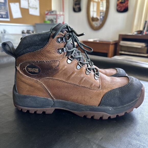 Duluth Trading Co. Snow Boots Mens Size 10.5 Wide Brown Leather Thinsulate BP main image 11
